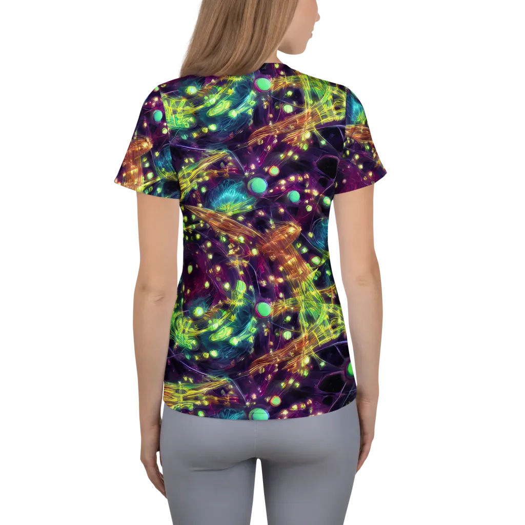 Astral Organica on Women's Athletic T-Shirt — Back