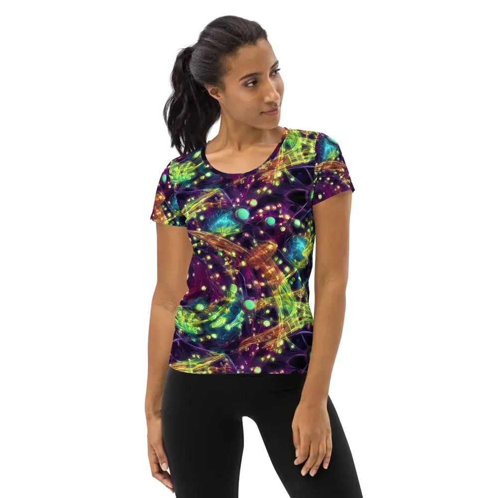 Astral Organica on Women's Athletic T-Shirt — Front