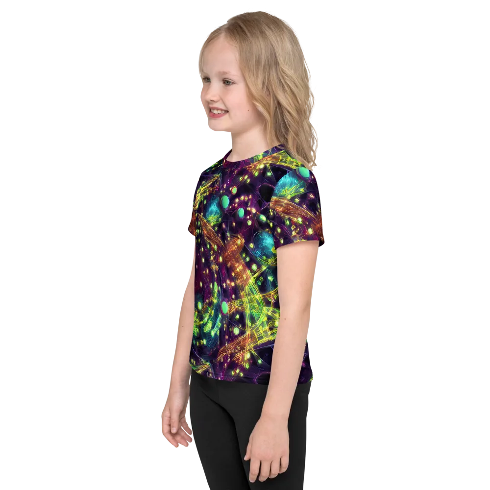 Astral Organica on Kids Crew Neck T-Shirt — Left
