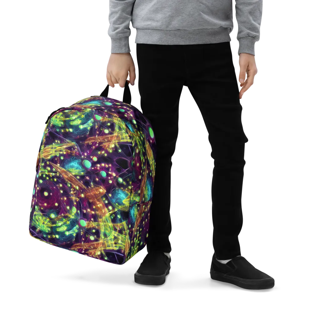 Astral Organica on Minimalist Backpack — Zoomed-in