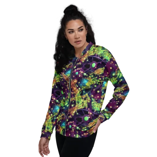 Astral Organica on a Bomber Jacket