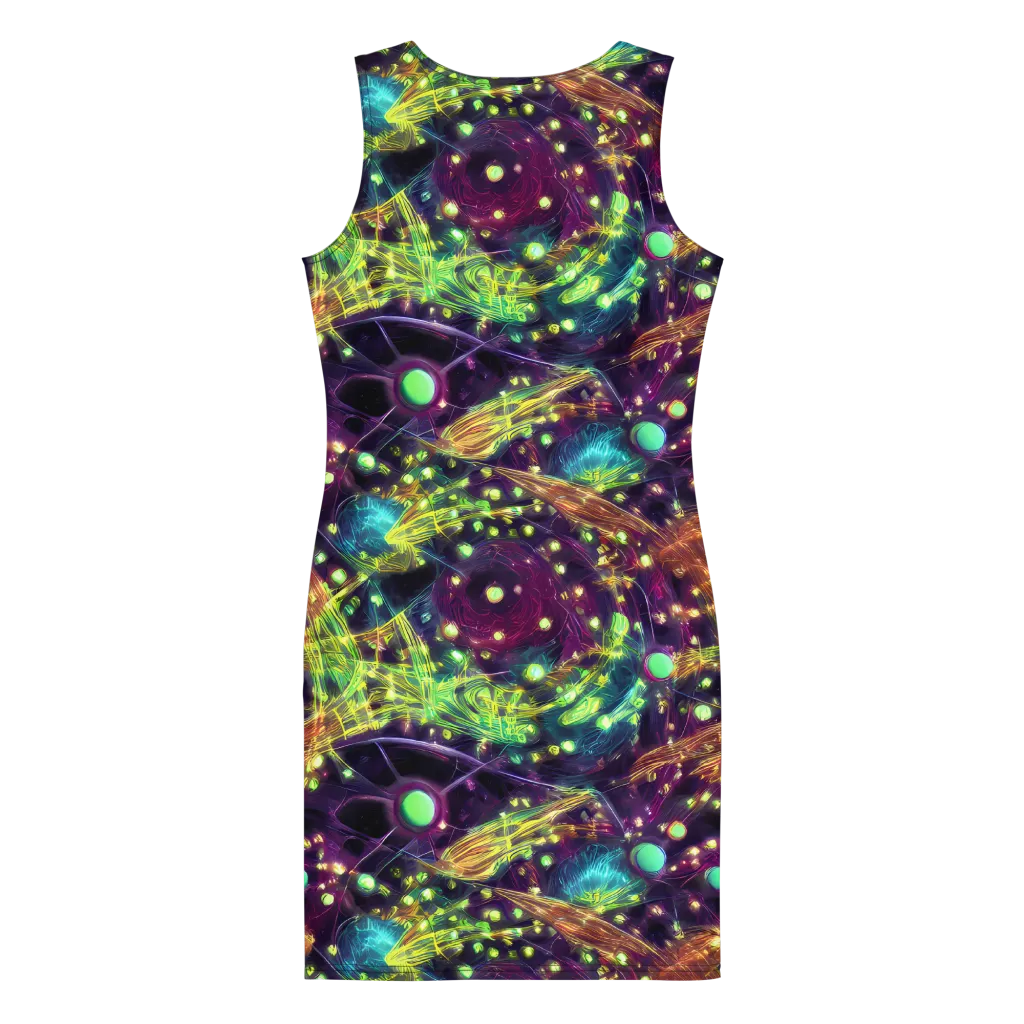 Astral Organica on Bodycon Dress — Back