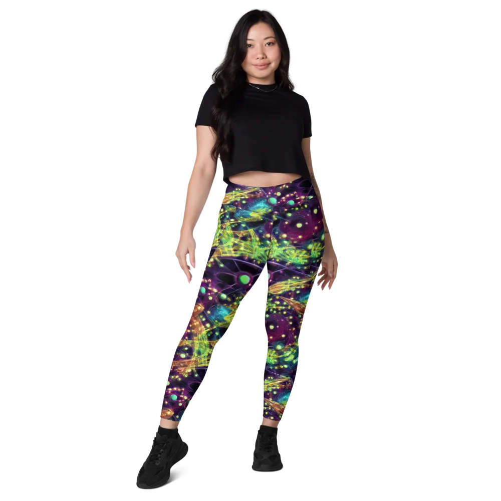 Astral Organica on Leggings with Pockets — Front