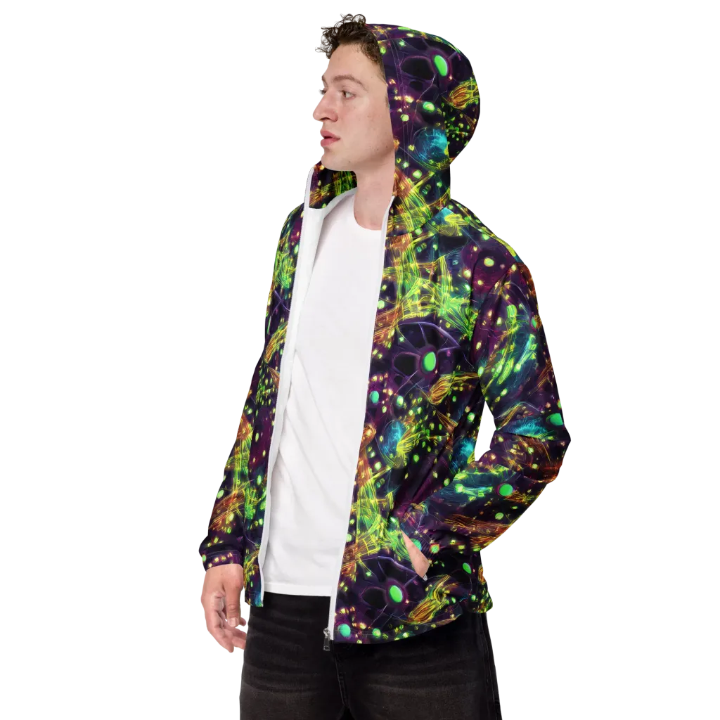 Astral Organica on Men's Windbreaker — Left Front
