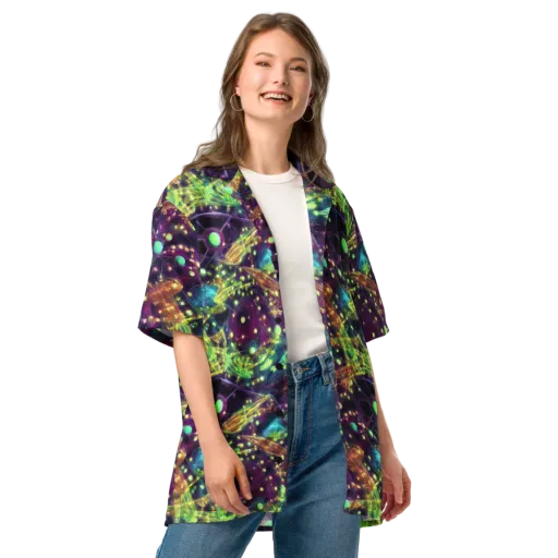Astral Organica on a Button Shirt