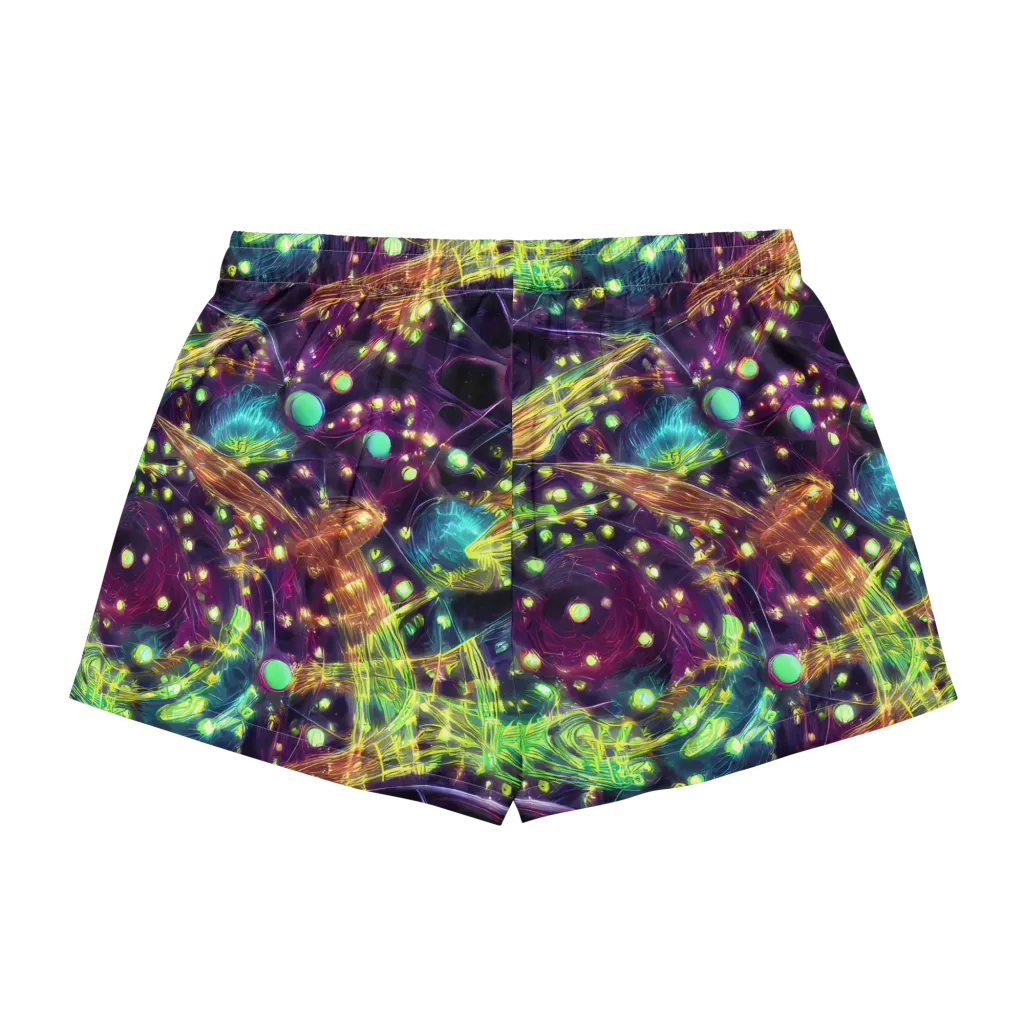 Astral Organica on Women's Pajama Shorts — Back