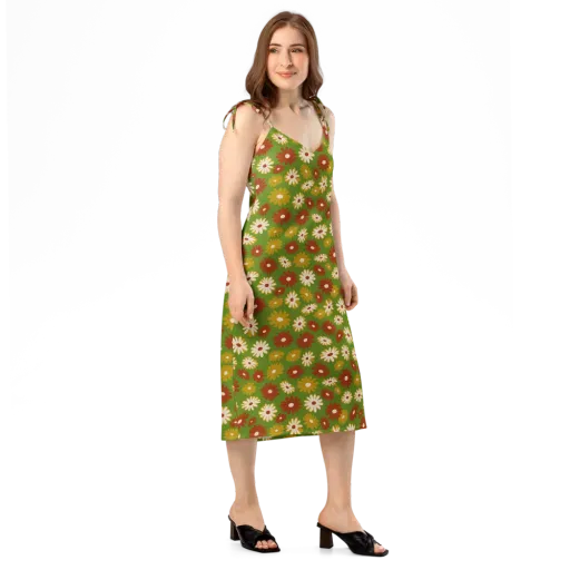 Harvest Daisy on a Slip Dress