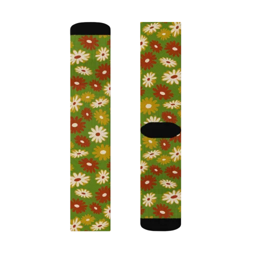 Harvest Daisy on a Socks