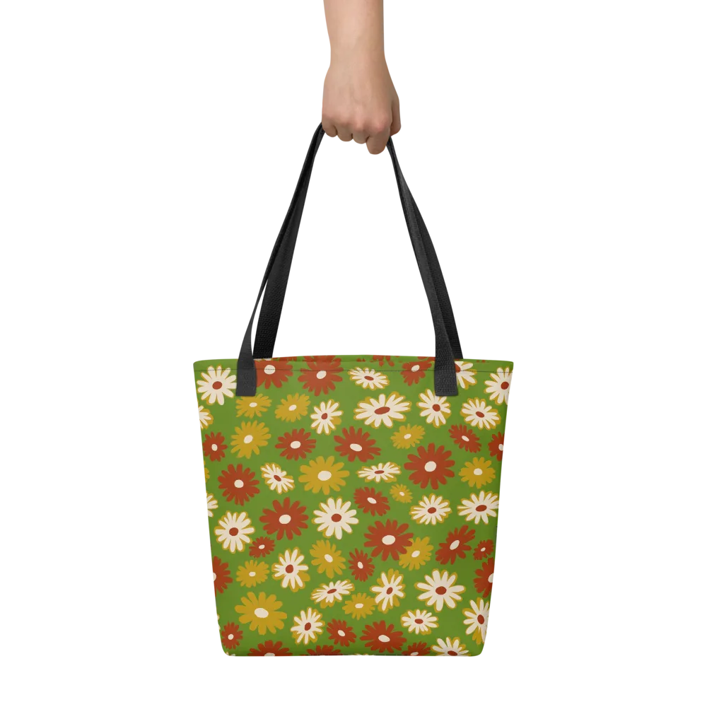 Harvest Daisy on Tote Bag — Front