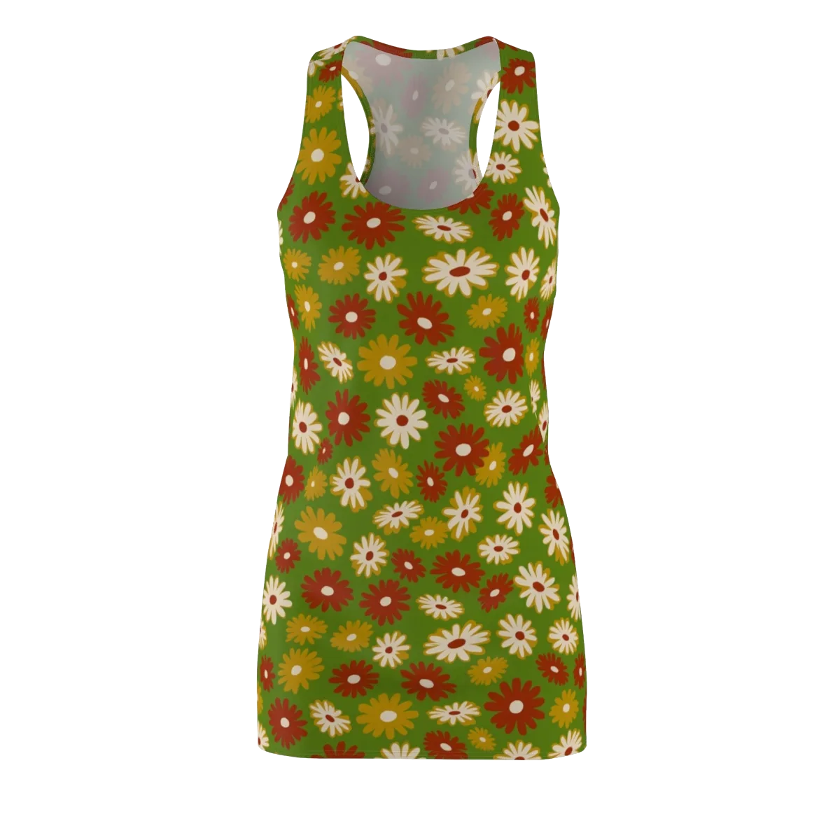 Harvest Daisy on Racerback Dress — Front