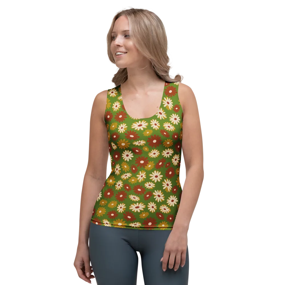 Harvest Daisy on Women's Tank Top — Front