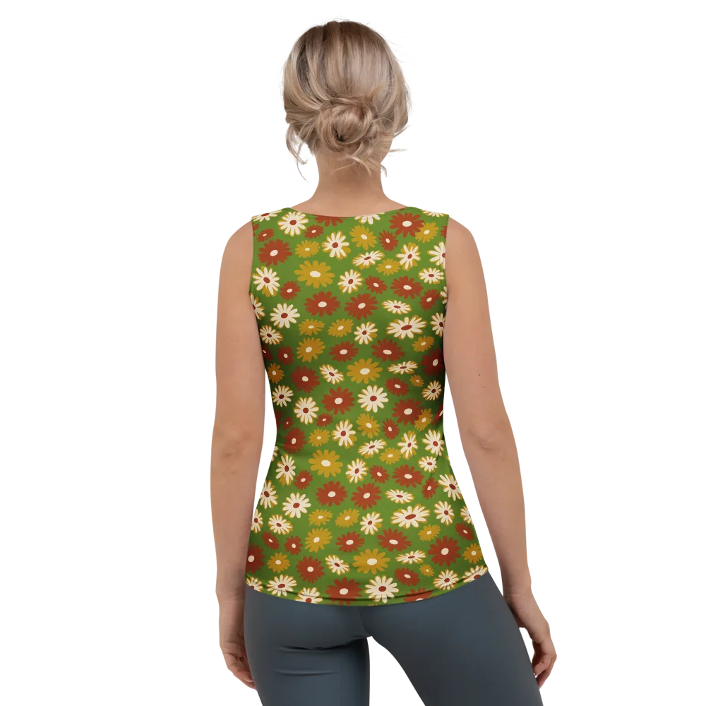 Harvest Daisy on Women's Tank Top — Back