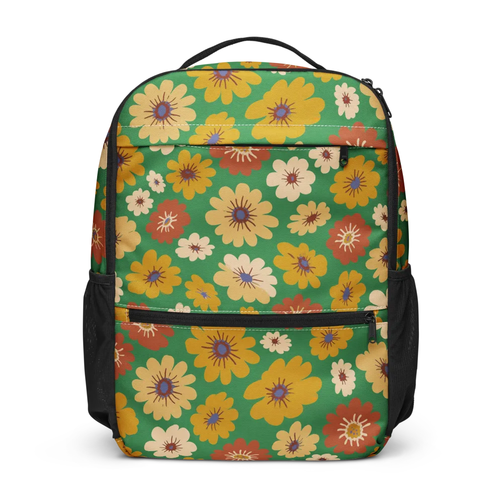 Garden Groove on Utility Backpack — Front