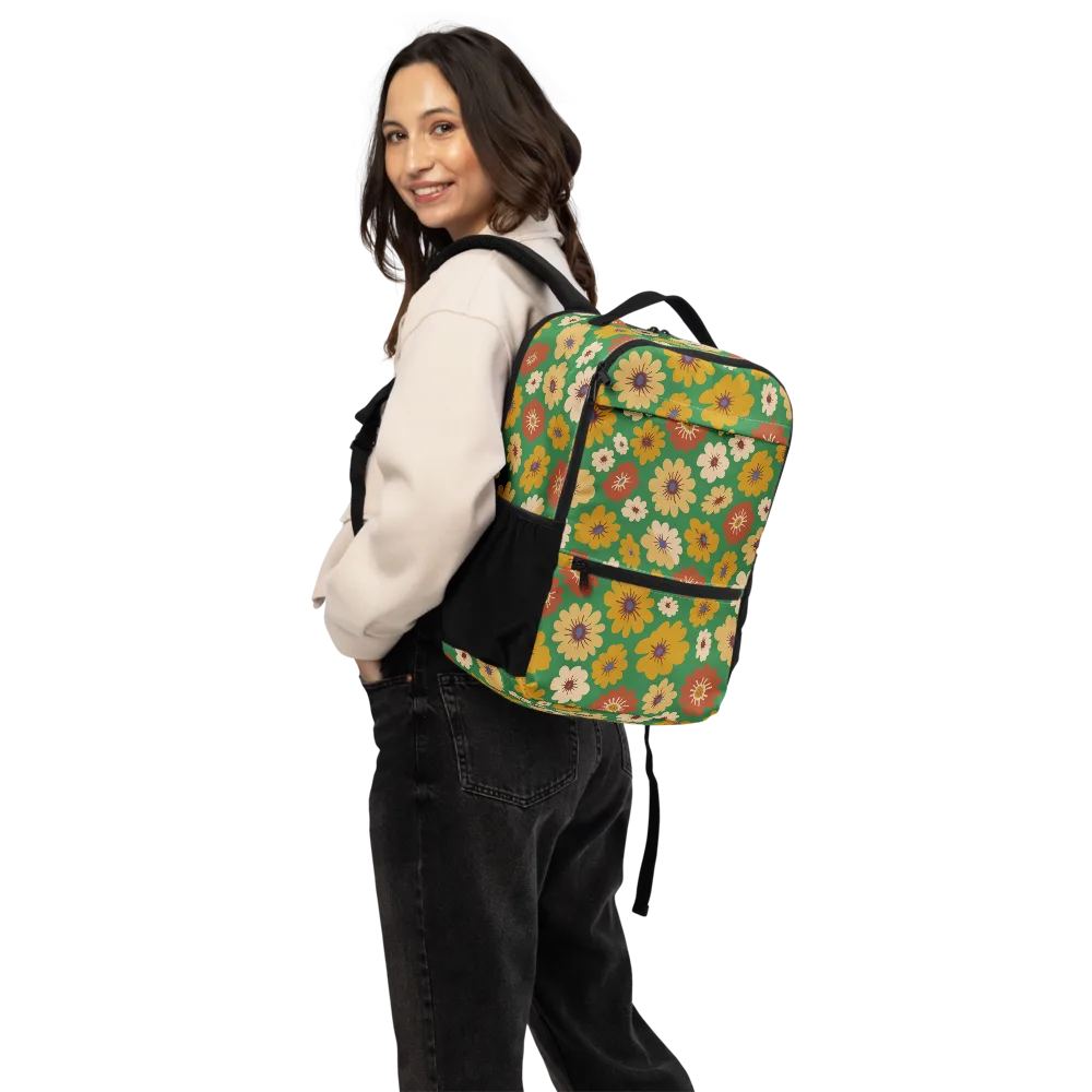 Garden Groove on Utility Backpack — Back