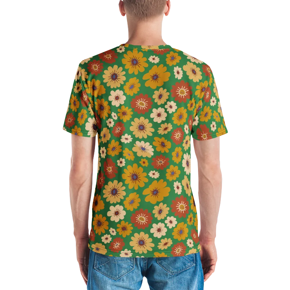 Garden Groove on Men's Crew Neck T-Shirt — Back