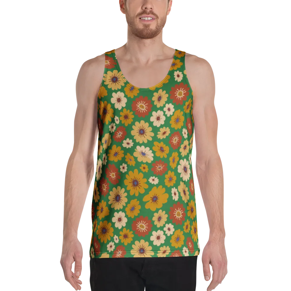 Garden Groove on Men's Tank Top — Front
