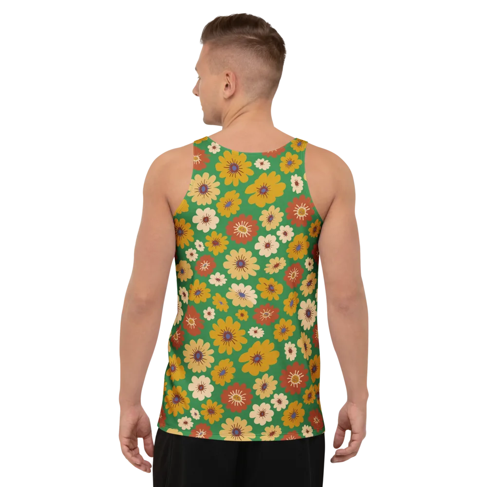Garden Groove on Men's Tank Top — Back