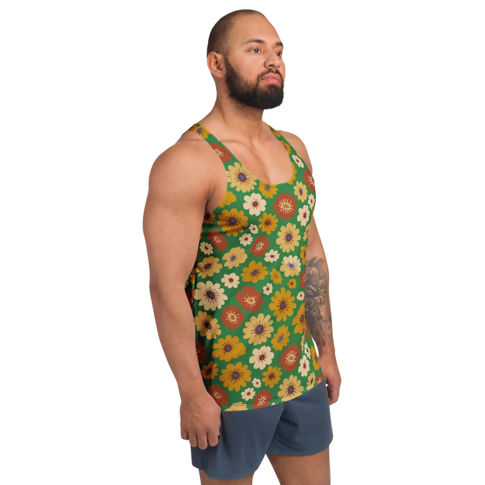 Garden Groove on Men's Tank Top — Right Front