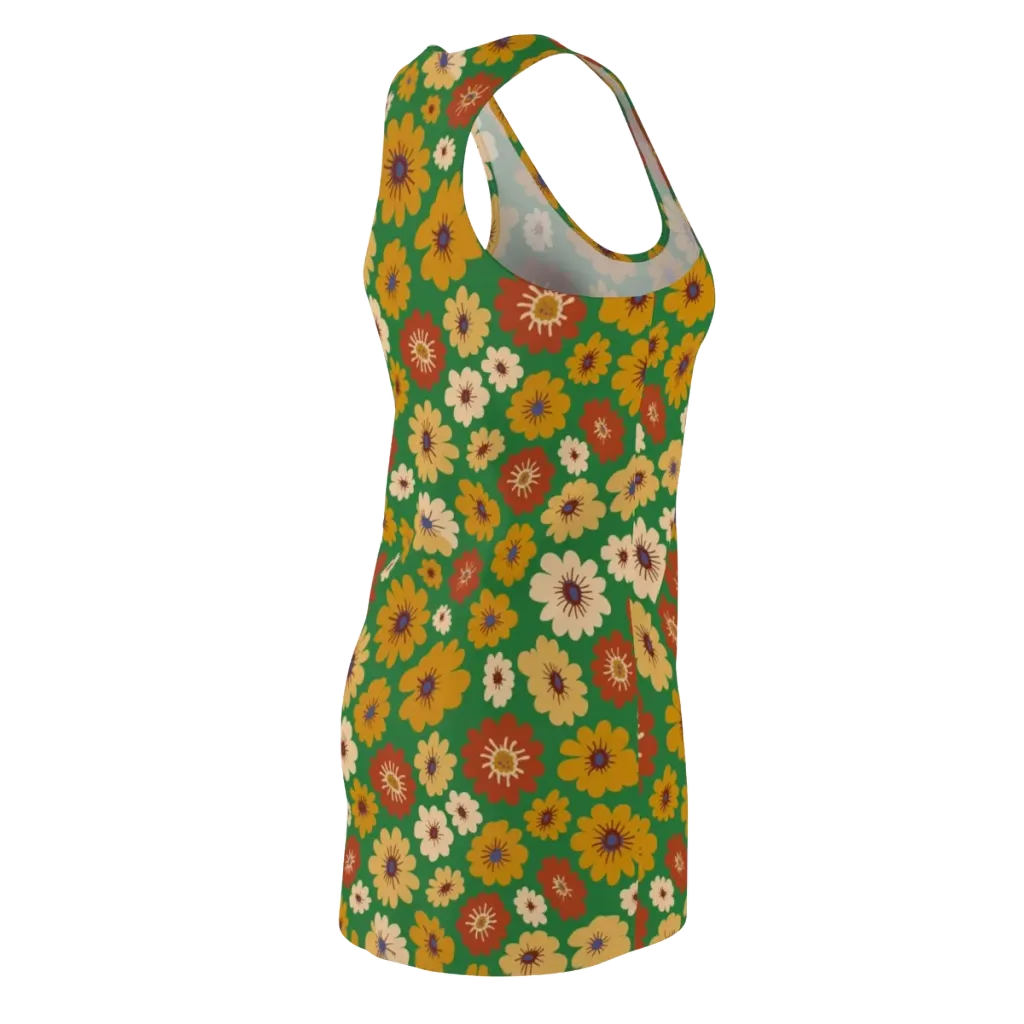Garden Groove on Racerback Dress — Back Side
