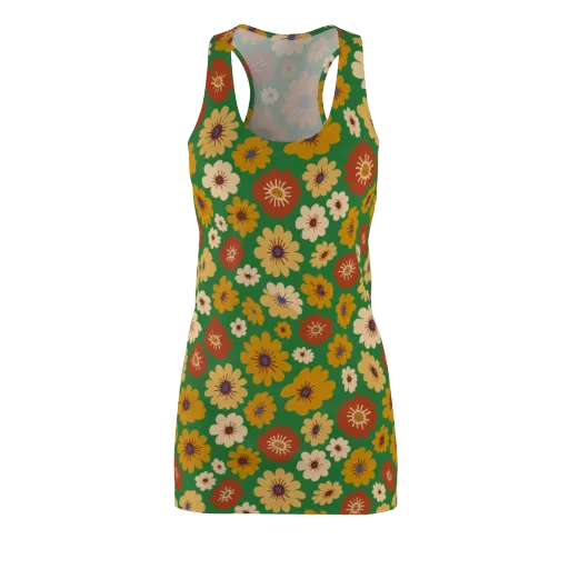 Garden Groove on a Racerback Dress