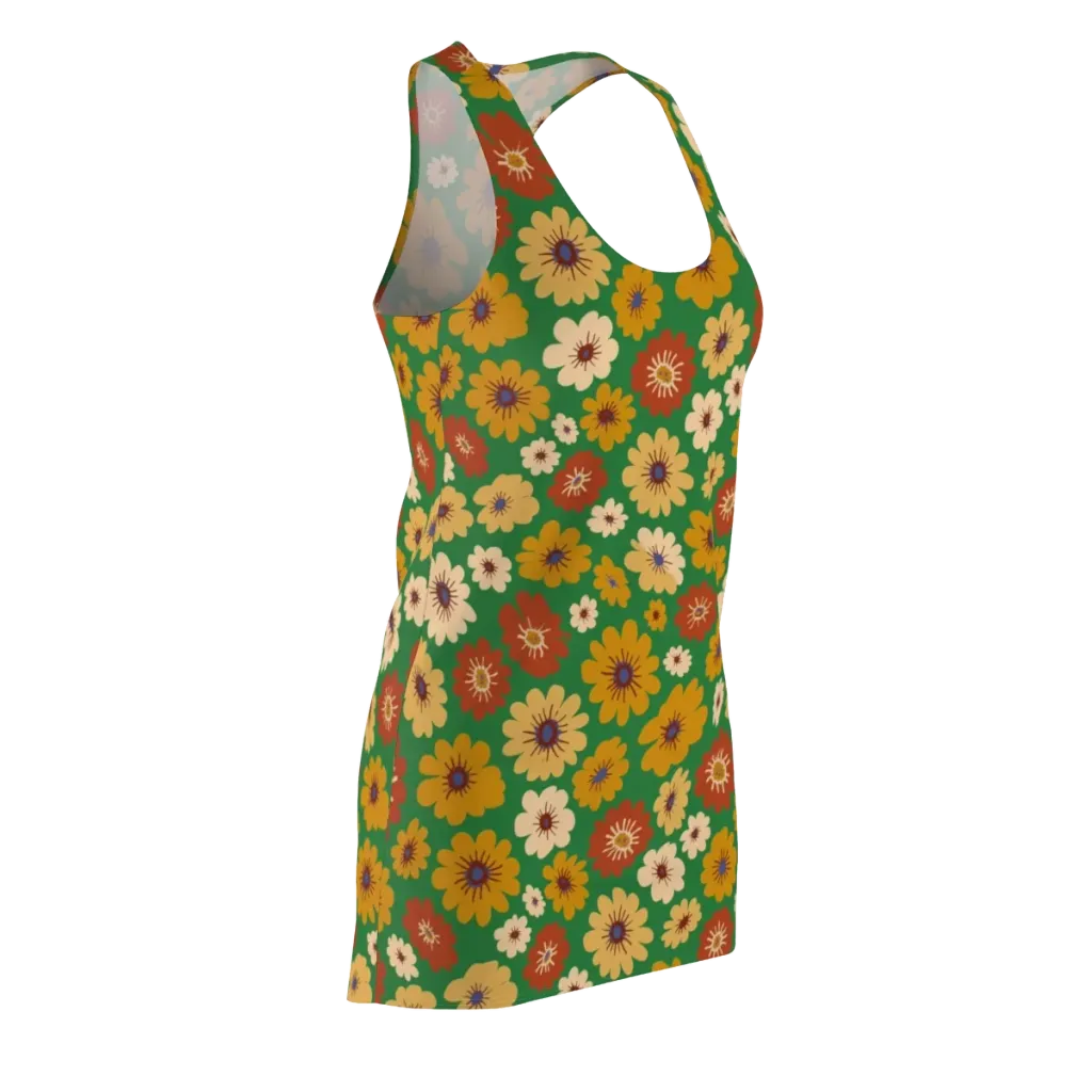 Garden Groove on Racerback Dress — Front Side