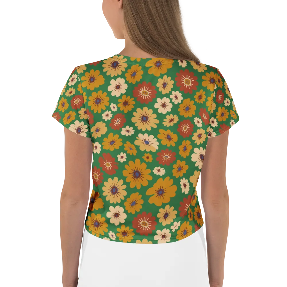 Garden Groove on Crop Tee — Back