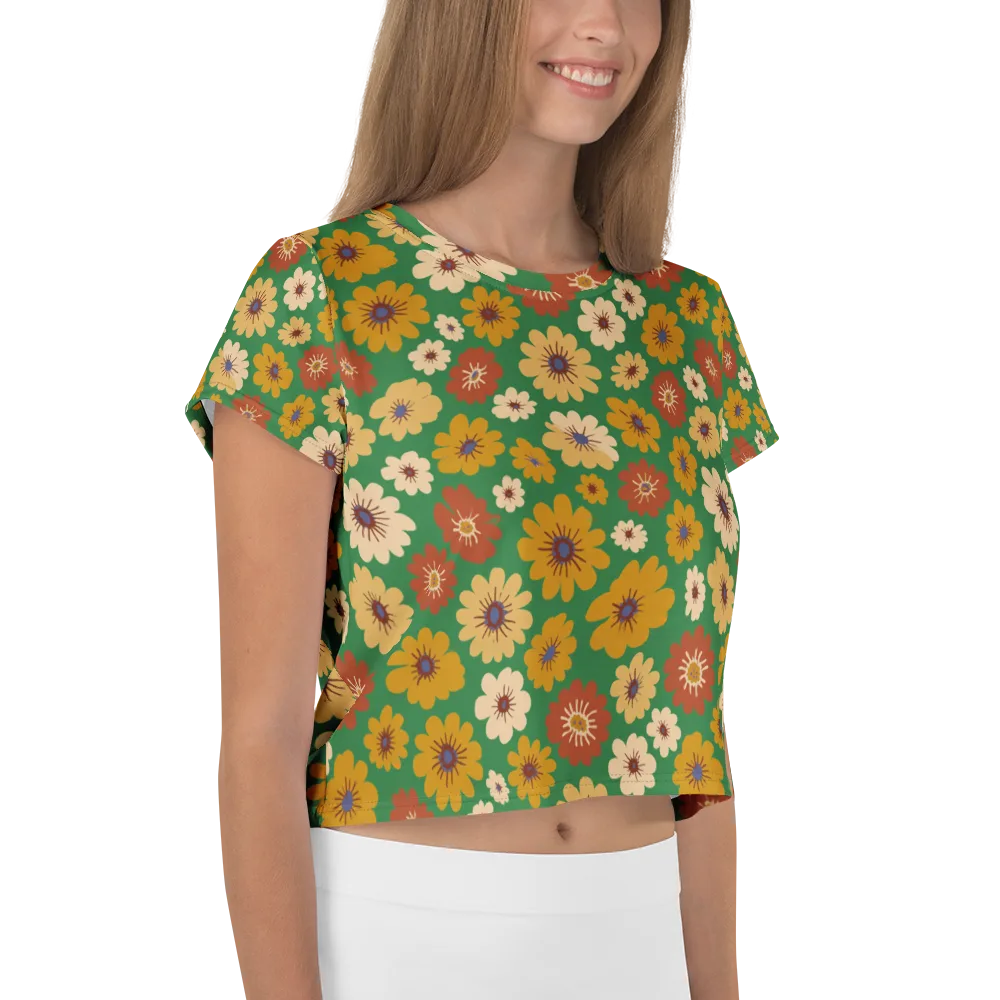 Garden Groove on Crop Tee — Right