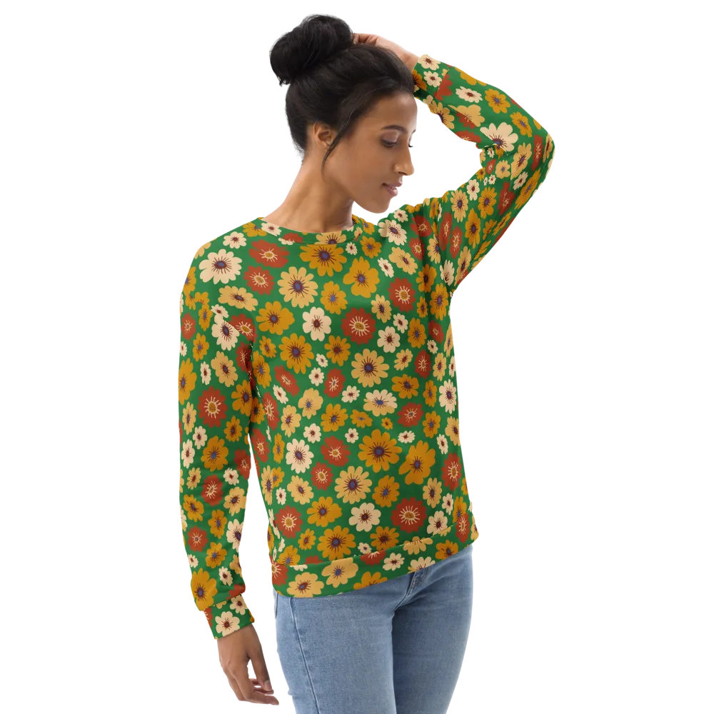 Garden Groove on Sweatshirt — Right Front