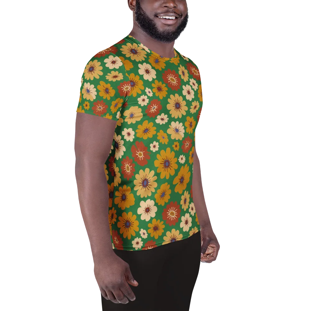 Garden Groove on Men's Athletic T-Shirt — Right
