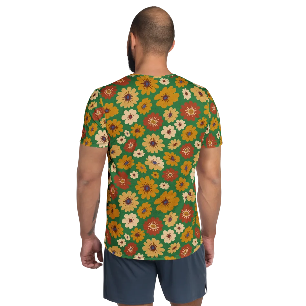 Garden Groove on Men's Athletic T-Shirt — Back