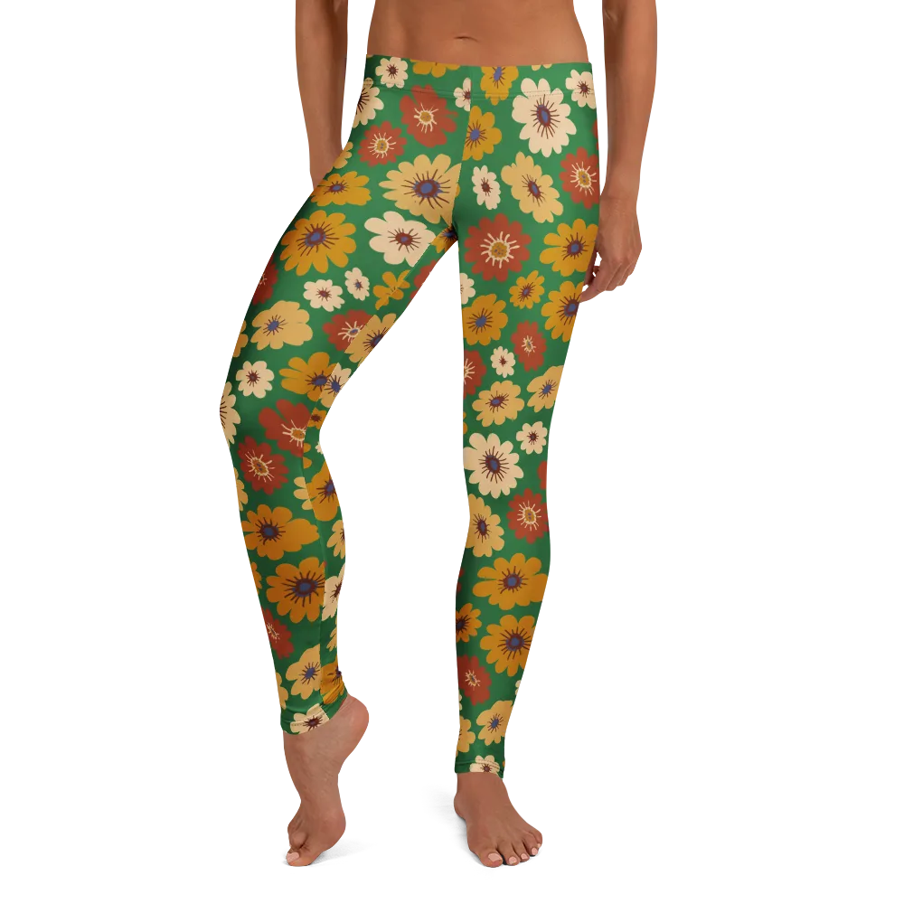 Garden Groove on Leggings — Front