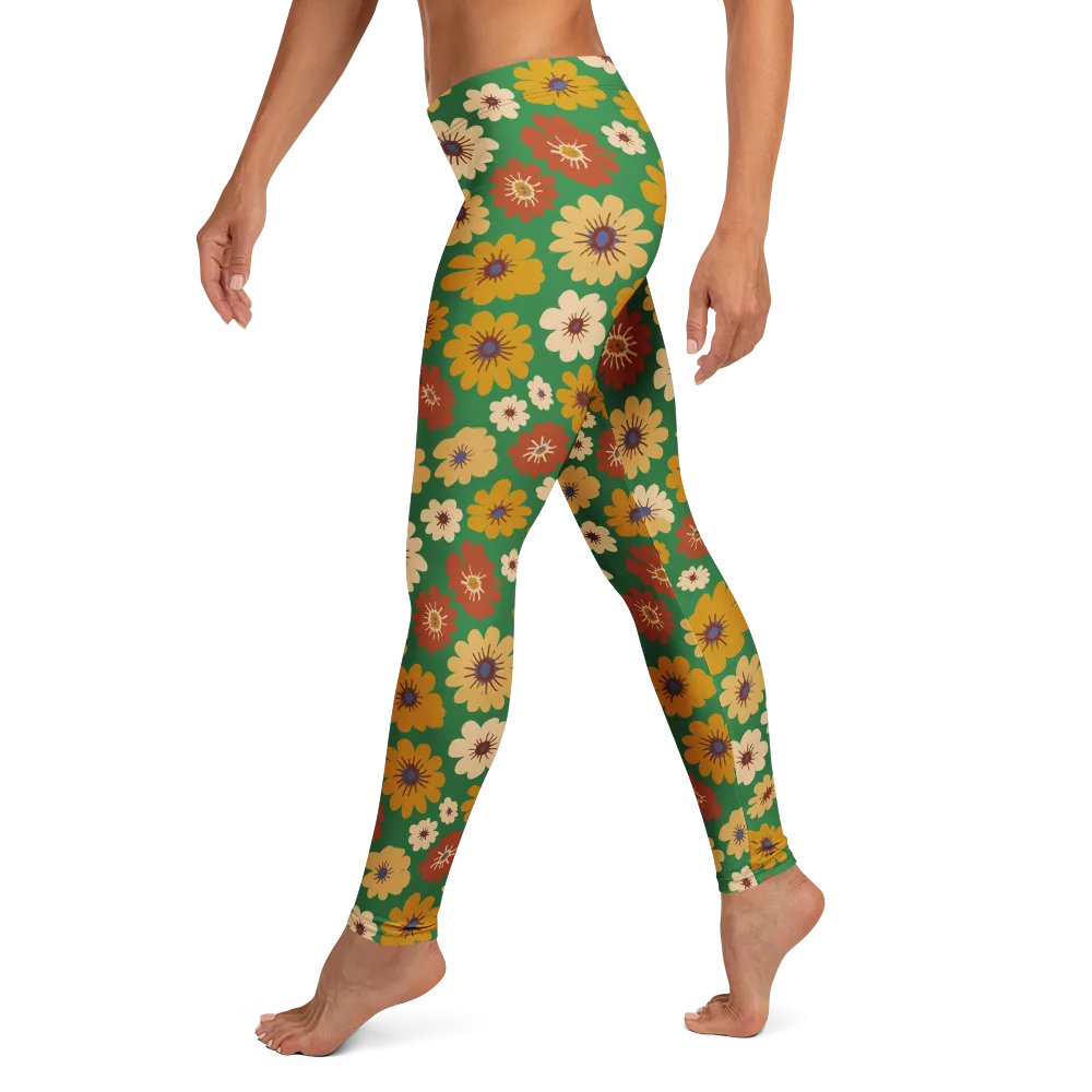 Garden Groove on Leggings — Left