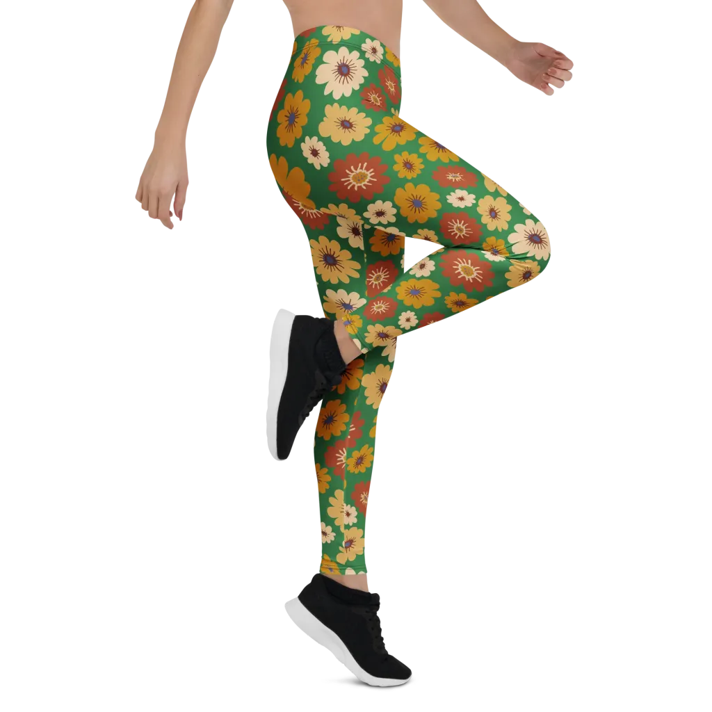 Garden Groove on Leggings — Right