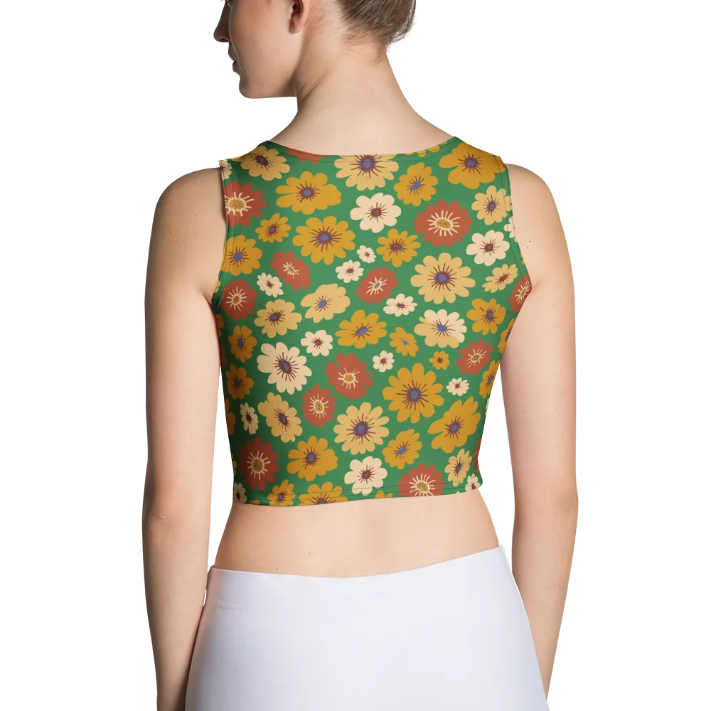Garden Groove on Crop Top — Back