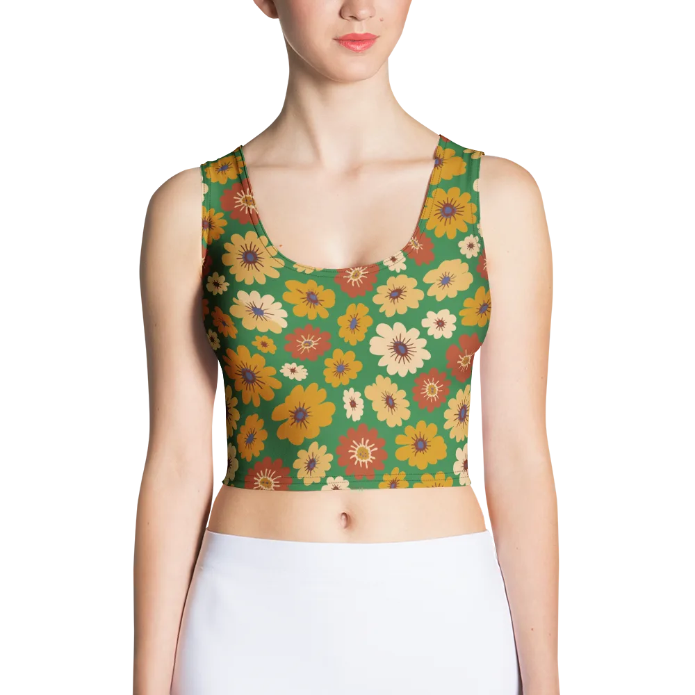 Garden Groove on Crop Top — Front