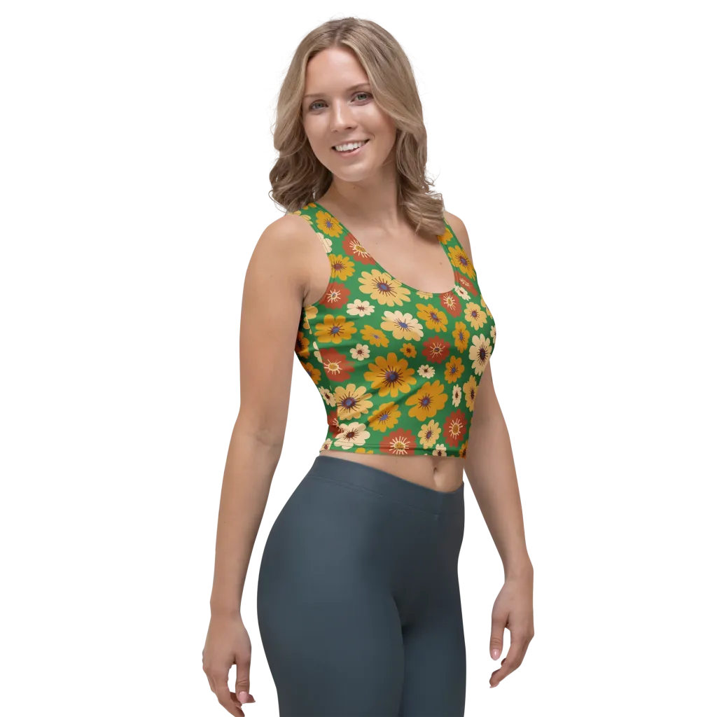 Garden Groove on Crop Top — Right Front