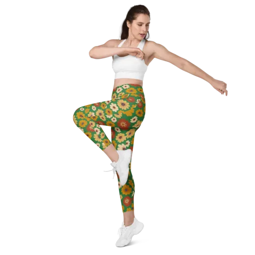 Garden Groove on a Leggings with Pockets