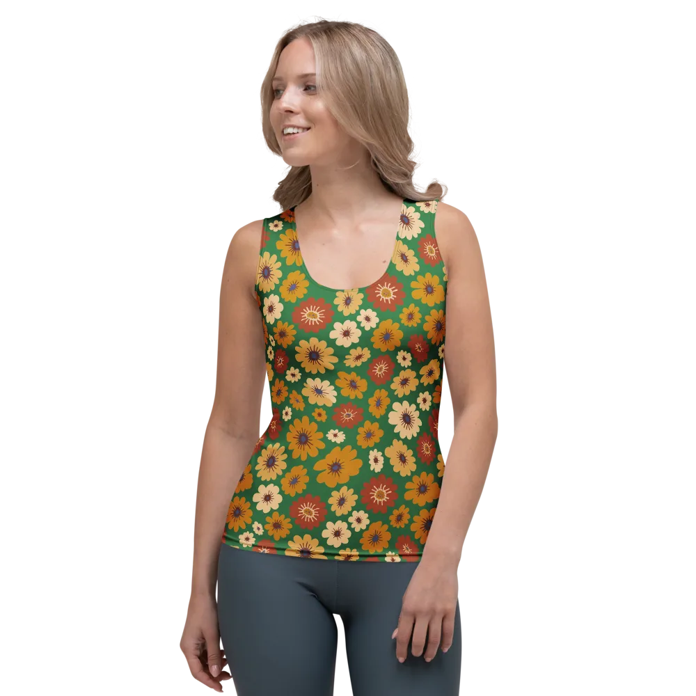 Garden Groove on Women's Tank Top — Front