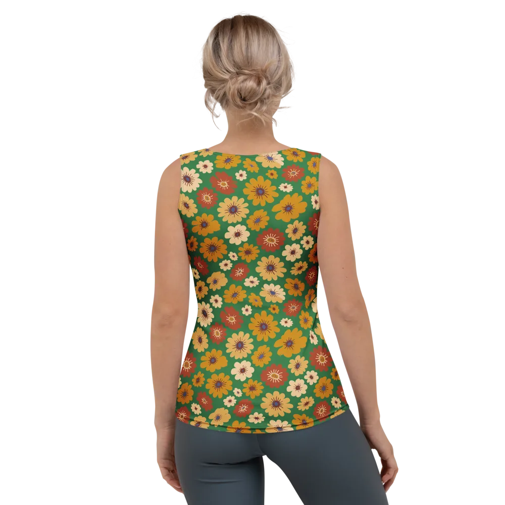 Garden Groove on Women's Tank Top — Back