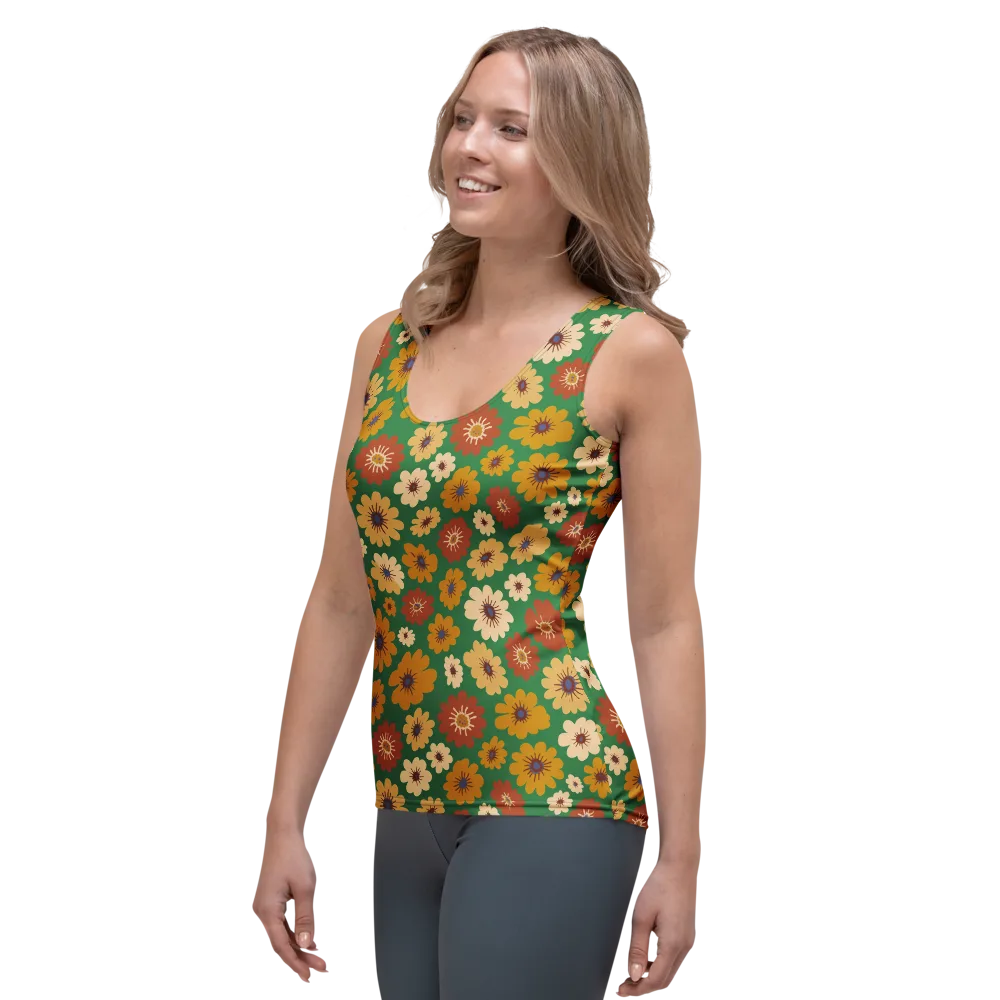 Garden Groove on Women's Tank Top — Left Front