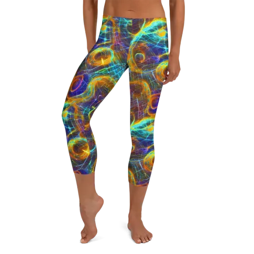 Sonic Vortex on a Capri Leggings