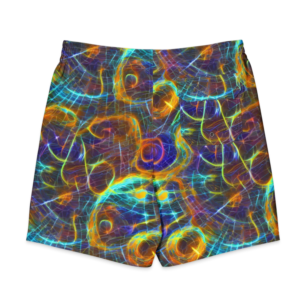 Sonic Vortex on Men's Board Shorts — Back