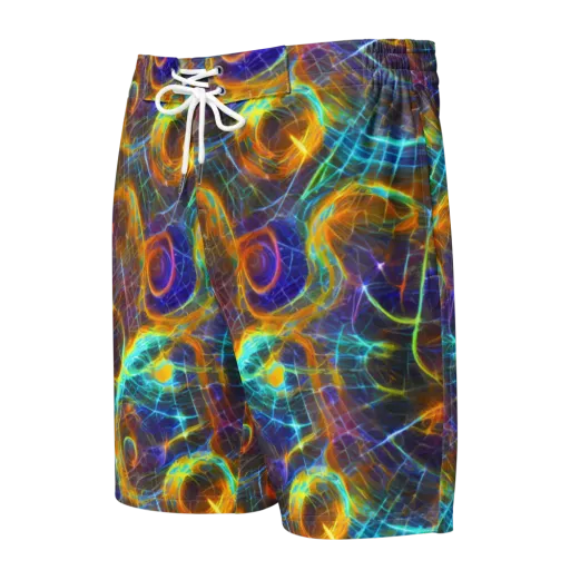 Sonic Vortex on a Men's Board Shorts