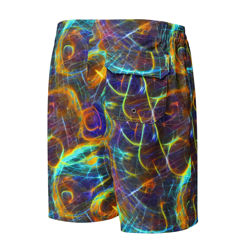 Sonic Vortex on Men's Board Shorts — Back