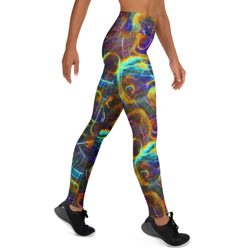 Sonic Vortex on a Yoga Leggings