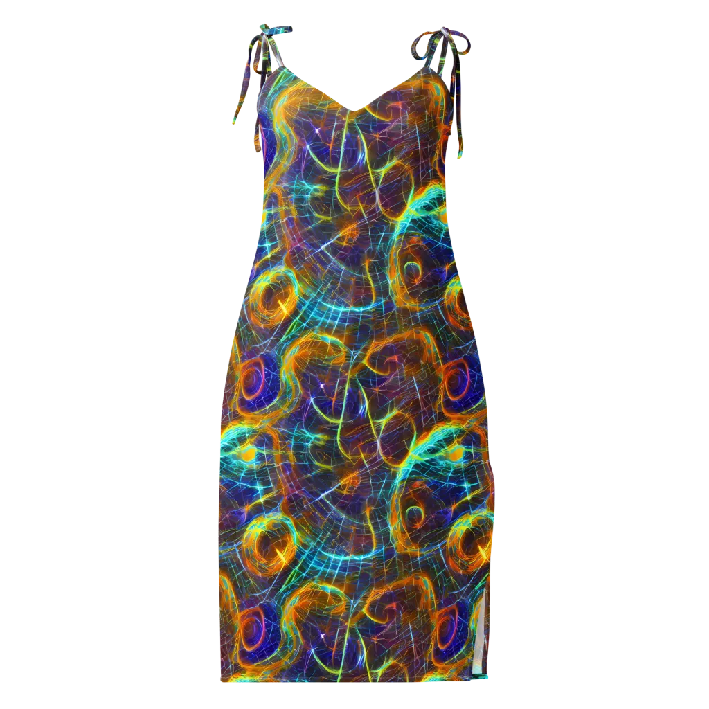Sonic Vortex on Slip Dress — Front
