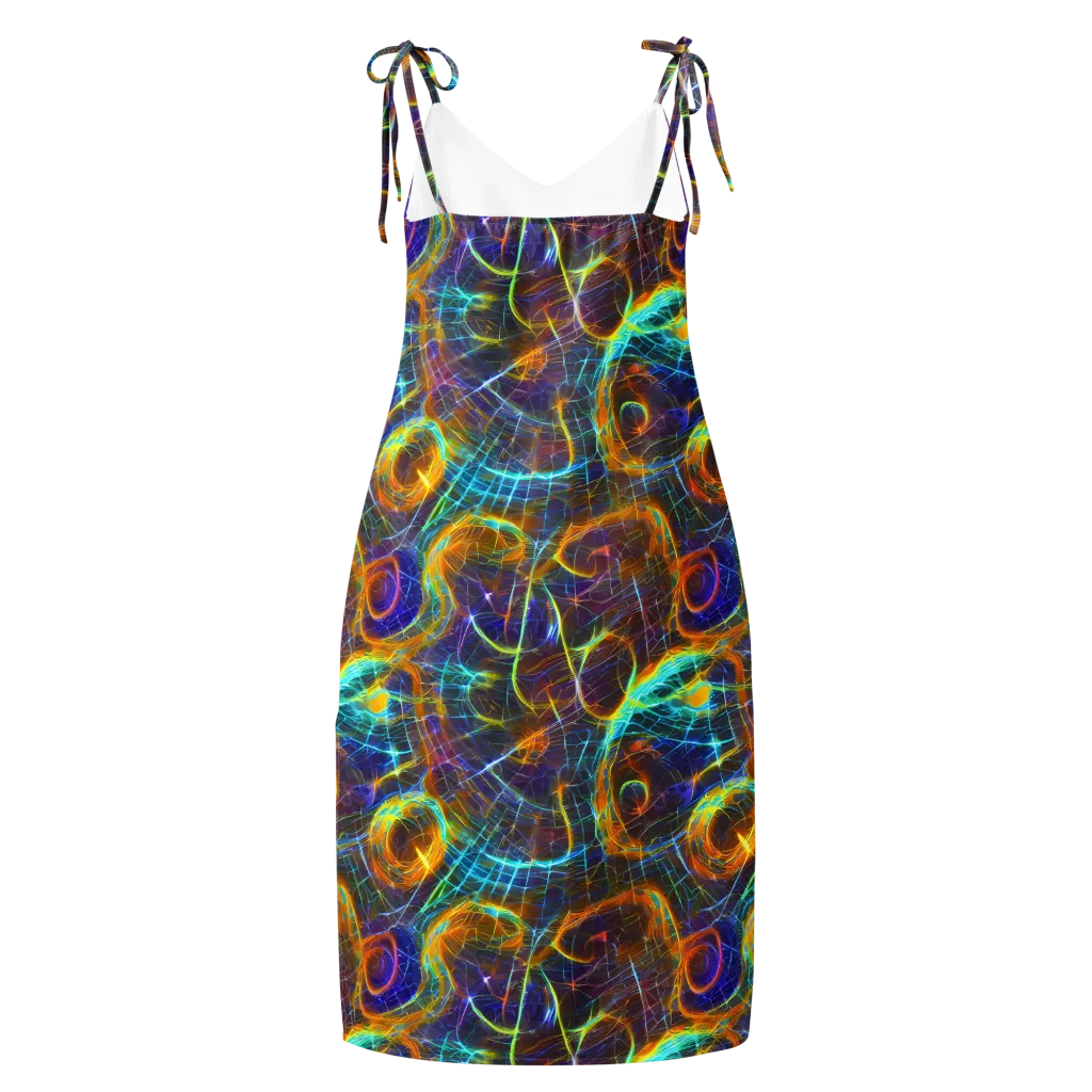 Sonic Vortex on Slip Dress — Back