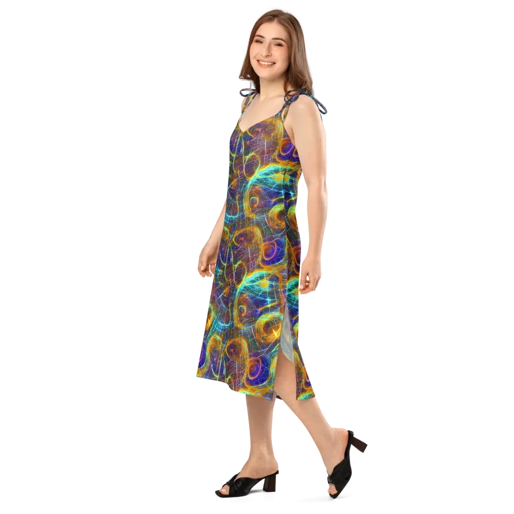 Sonic Vortex on Slip Dress — Left Front
