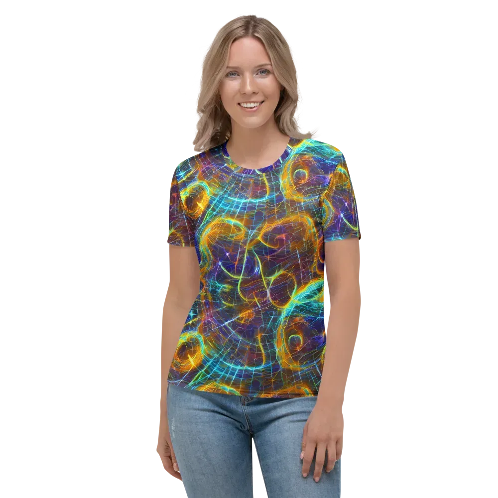 Sonic Vortex on Women's Crew Neck T-Shirt — Front