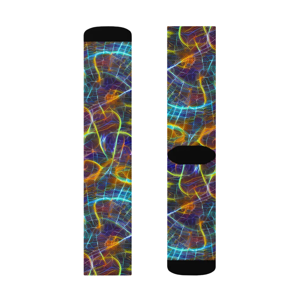 Sonic Vortex on Socks — Left Sock